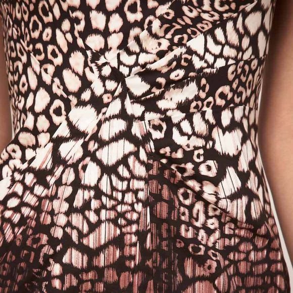 KAREN MILLEN Animal Print Pencil Dress Pink Multi πππ ππππ ππππ! - Picture 5 of 14